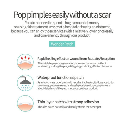 Dr+wonder Wonder Patch Face Acne Recovery Soothing Healing Waterproof