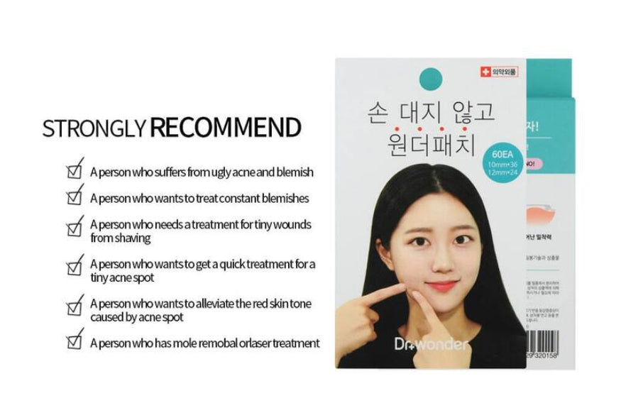 Dr+wonder Wonder Patch Face Acne Recovery Soothing Healing Waterproof