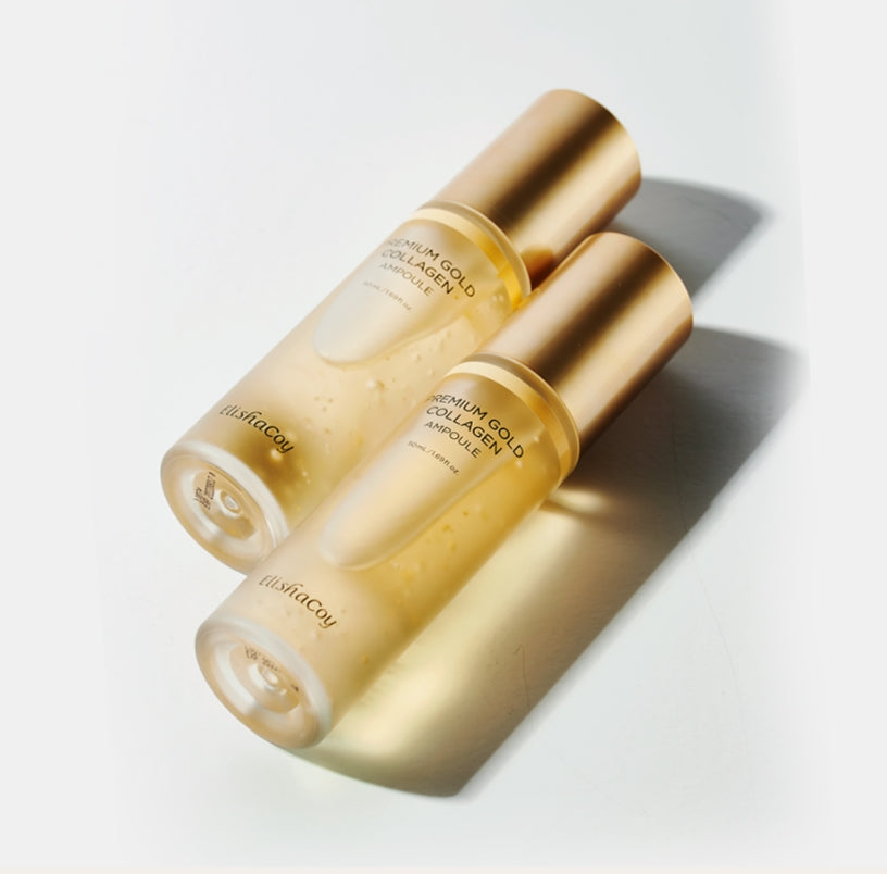 Elishacoy Premium Gold Collagen Ampoule 50ml Face Skin Firming Moist