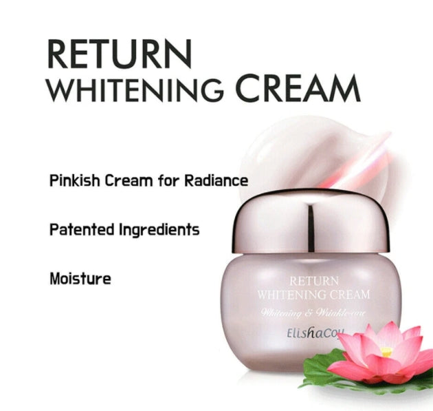 Elishacoy Return Whitening Cream 50g Brightening Skin Care Anti Winkle