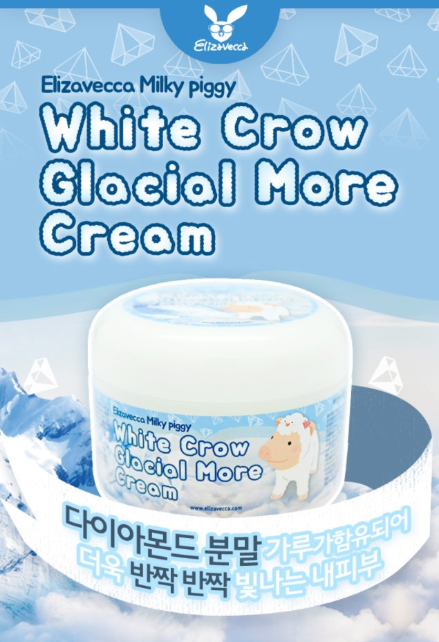 Elizavecca Milky Piggy White Crow Glacial More Cream 100g Skin Tone Brightening