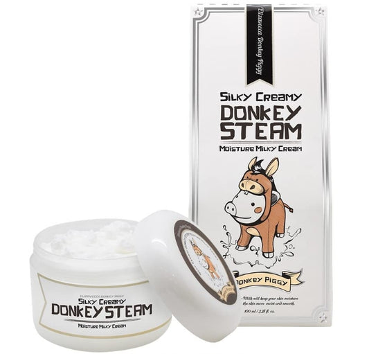 ELIZAVECCA DONKEY PIGGY SILKY CREAMY DONKEY STEAM MOISTURE MILKY CREAM