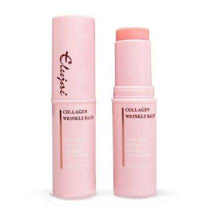 3 SETs ELUJAI Collagen+Vitamin Wrinkles Balms 10g+10g Dry Skincare Moisture Anti Ageing Finelines Hyaluronic Acid Elasticity Whitening Soothing Ice Cooling Effects