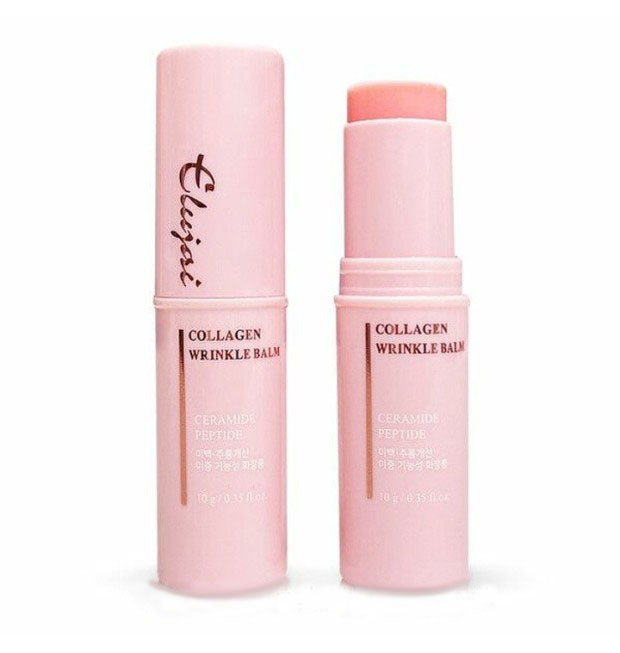 4 SETs ELUJAI Collagen+Vitamin Wrinkles Balms 10g+10g Dry Skincare Moisture Anti Ageing Finelines Hyaluronic Acid Elasticity Whitening Soothing Ice Cooling Effects