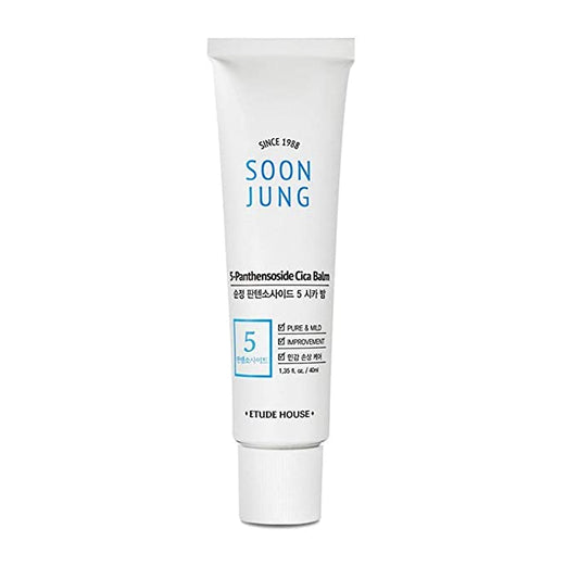 ETUDE HOUSE SoonJung 5-Panthensoside Cica Balm 40ml Skincare hydrate Vitamin B5 madecassoside