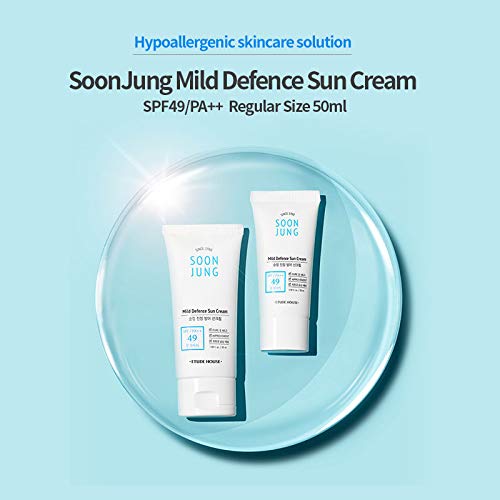 ETUDE HOUSE Soonjung Mild Defence Sun Cream SPF49 PA++ 50ml Skin Care