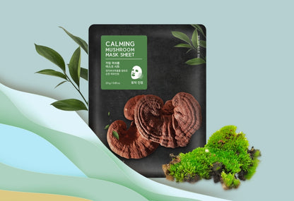 Elishacoy CALMING MUSHROOM MASK SHEET (10ea) Korean Beauty