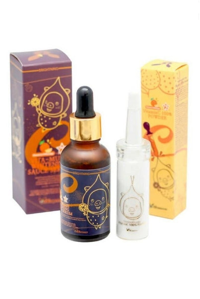 Elizavecca Vita-Multi Whitening Sauce Serum 30ml + VitaminC 100%