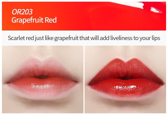 OR203 Etude House Dear Darling Water Gel Tint (19AD) OR203 Grapefruit Red