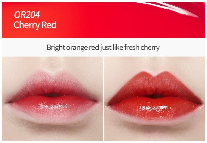 OR204 Etude House Dear Darling Water Gel Tint (19AD) OR204 Cherry Red