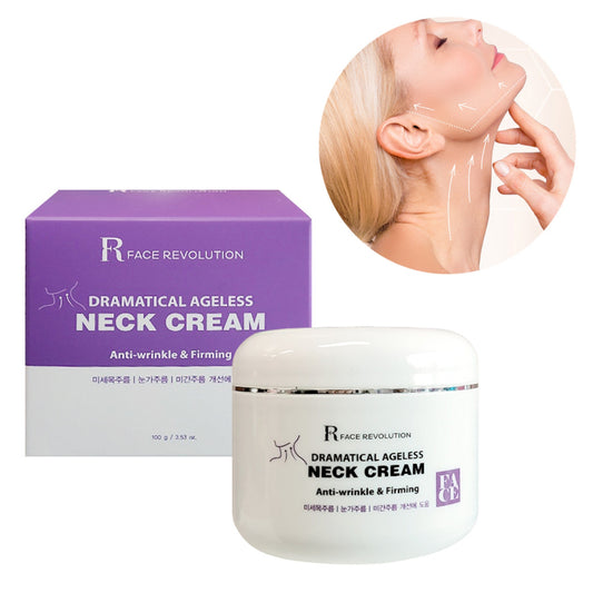 FACE REVOLUTION Dramatical Ageless Neck Creams 100g Wrinkles Lines Moisture Anti-ageing