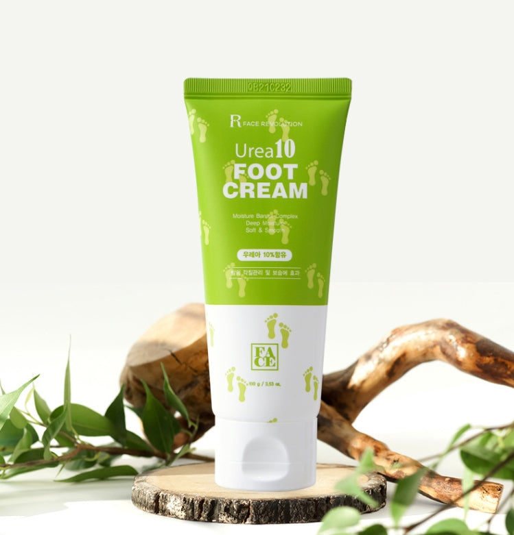 FACE REVOLUTION Urea 10 Foot Cream 100g Soothe Dry Skin Massage Moist
