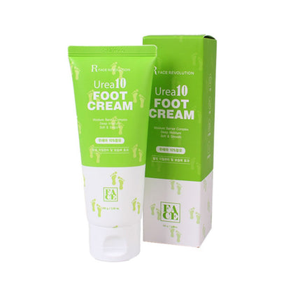 FACE REVOLUTION Urea 10 Foot Cream 100g Soothe Dry Skin Massage Moist