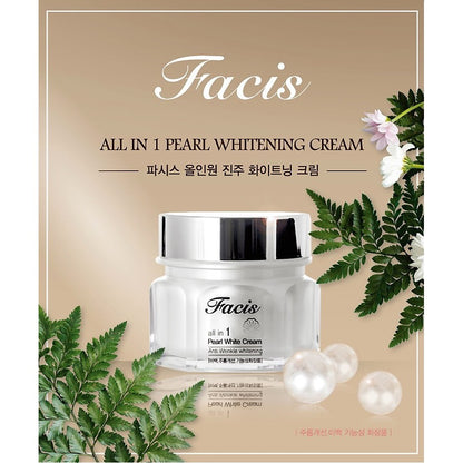 Facis All-In-One Pearl Whitening Creams Face Care Brightening Powder Whitening Facial