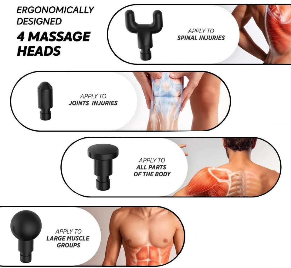 Fascial Guns KH-320 Muscle Massagers Fitness Vibration Body Care Gifts