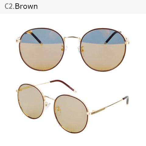 Round Frame Coolwinks Sunglasses Thin Rimmed Unisex Wayfarer