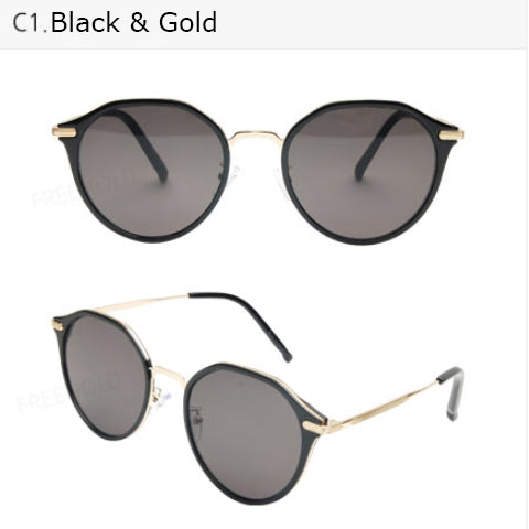 Metal Combination Frame Coolwinks Sunglasses Rimmed Unisex Wayfarer