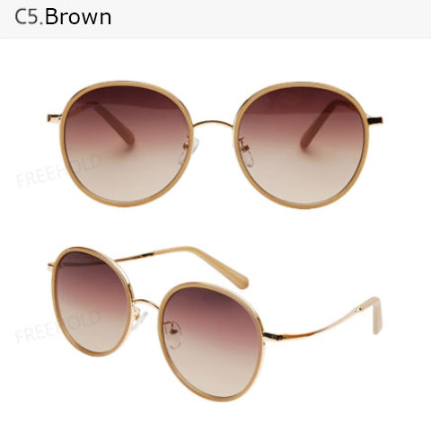 Round Frame Coolwinks Sunglasses Rimmed Unisex Wayfarer Womens
