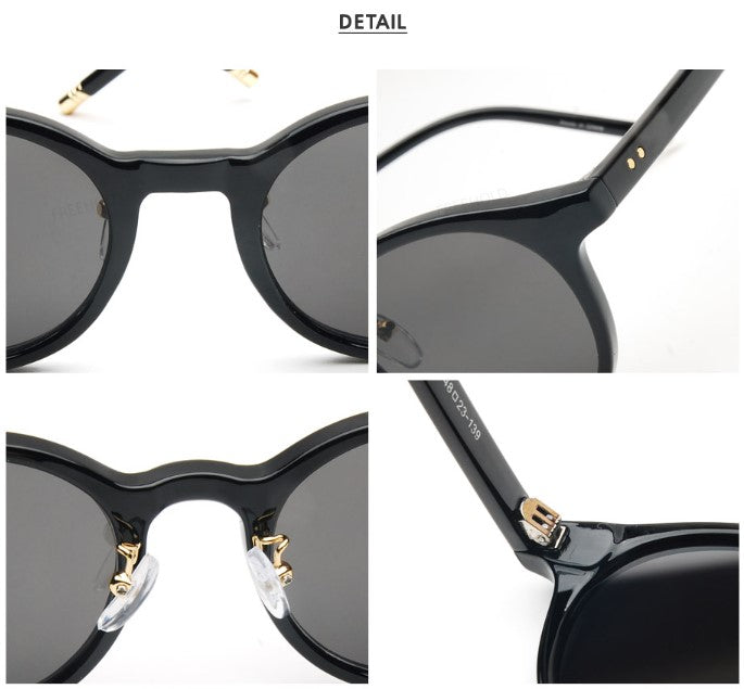 Wayfarer Round Sunglasses Rimmed Unisex Mens Womens Eyewear New
