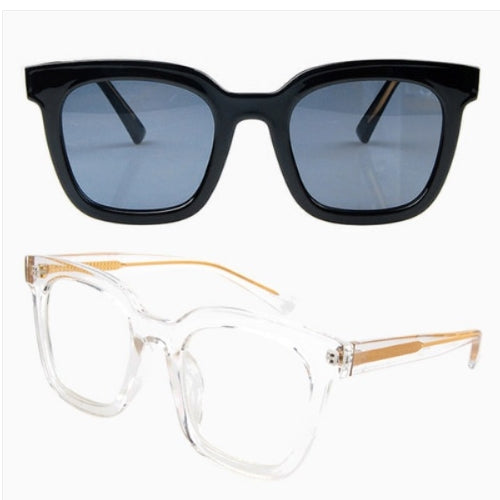 Wayfarer square Frame Sunglasses Rimmed Unisex Mens Womens Eyewear New