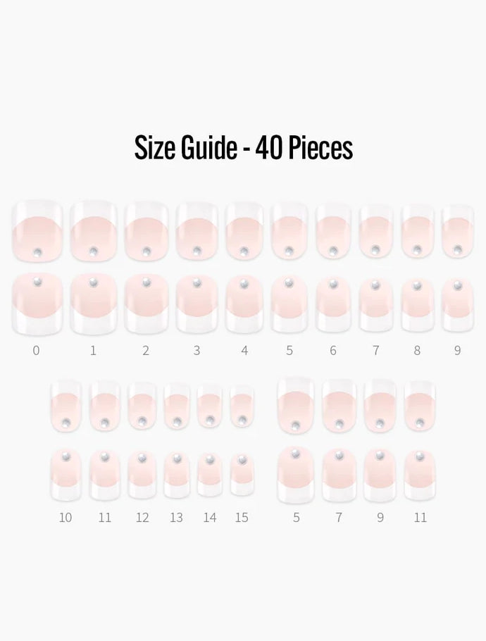 Finger Suit White Amour Nails Hand Artificial Fake Nails Pretty Home Art Tips Beauty Square Shape Press On Party Cubic