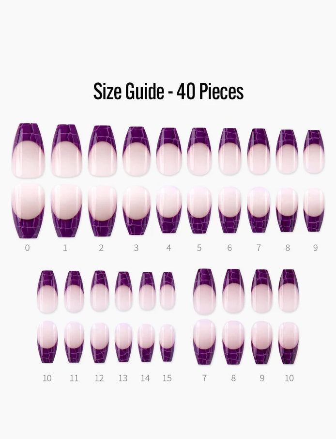 Finger Suit Kylie Nails 40pcs Hand Artificial Fake Nails Long Pretty Art Tips Beauty Red Coffin Shape Press On