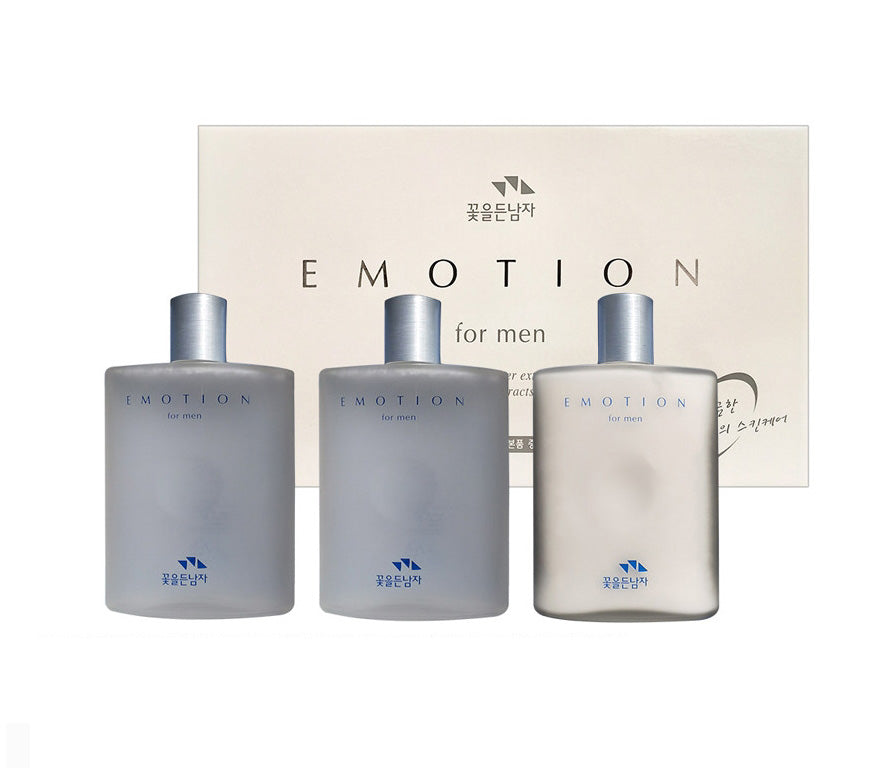 Man With Flowers Emotion For Men Special Skincare Set Homme Face Oil Moisture Balance