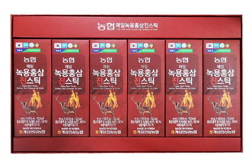 NH Daily Deer Antler Korean Red Ginseng Jin 30stick Health Foods Drink Antioxidant