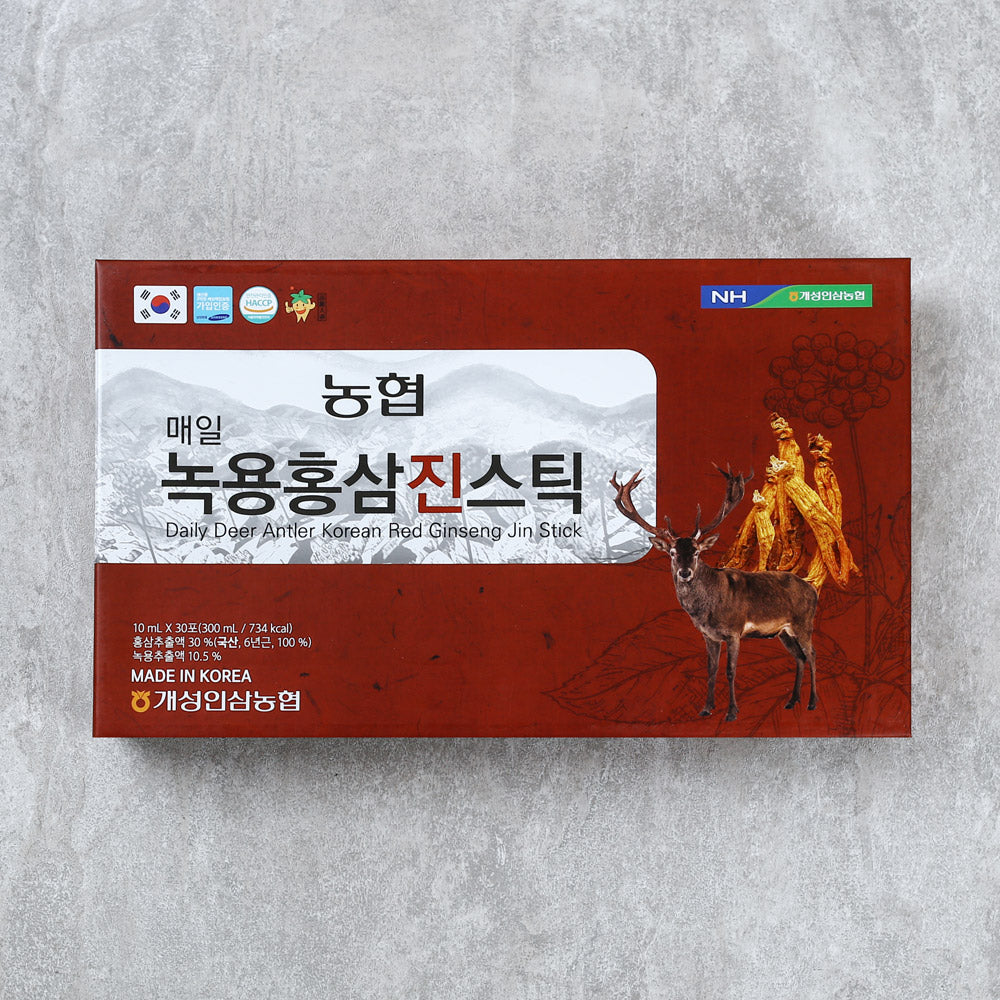 NH Daily Deer Antler Korean Red Ginseng Jin 30stick Health Foods Drink Antioxidant
