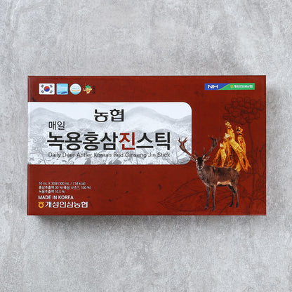 NH Daily Deer Antler Korean Red Ginseng Jin 30stick Health Foods Drink Antioxidant