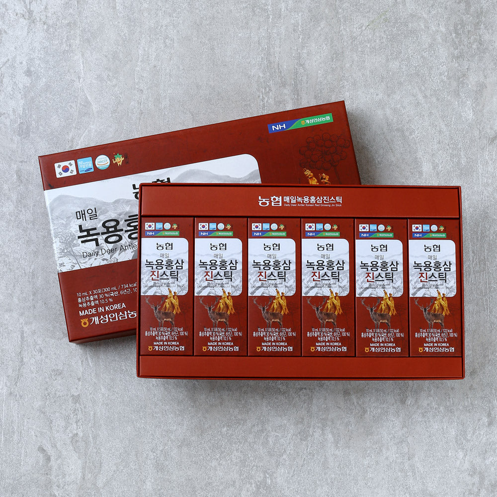 NH Daily Deer Antler Korean Red Ginseng Jin 30stick Health Foods Drink Antioxidant