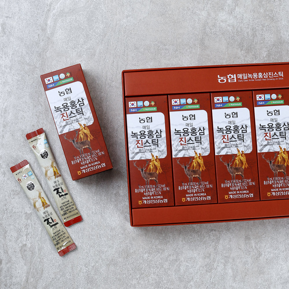 NH Daily Deer Antler Korean Red Ginseng Jin 30stick Health Foods Drink Antioxidant