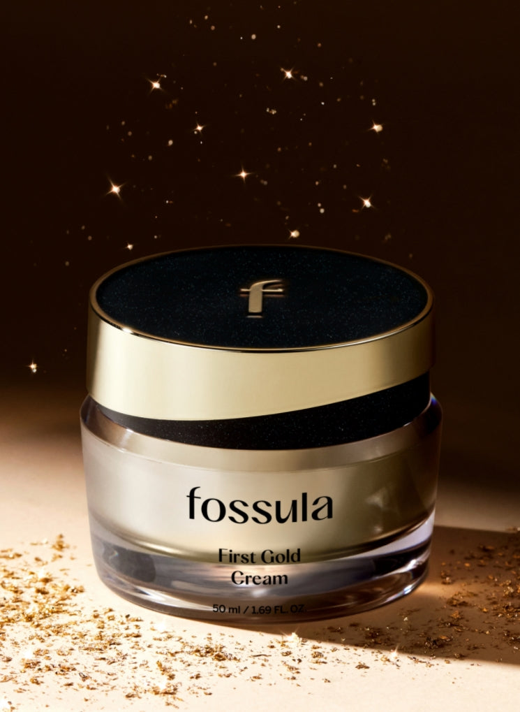 Fossula First Gold Cream 50ml Skincare Dull Elasticity Skin Texture Glow Moisture