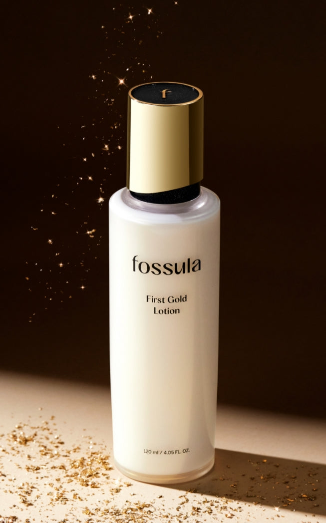 Fossula First Gold Lotion 120ml Skincare Texture Glow Oil Water Balance Moisture