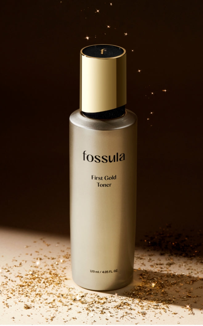 Fossula First Gold Toner 120ml Dry Skincare Texture Moisture Moisturizing