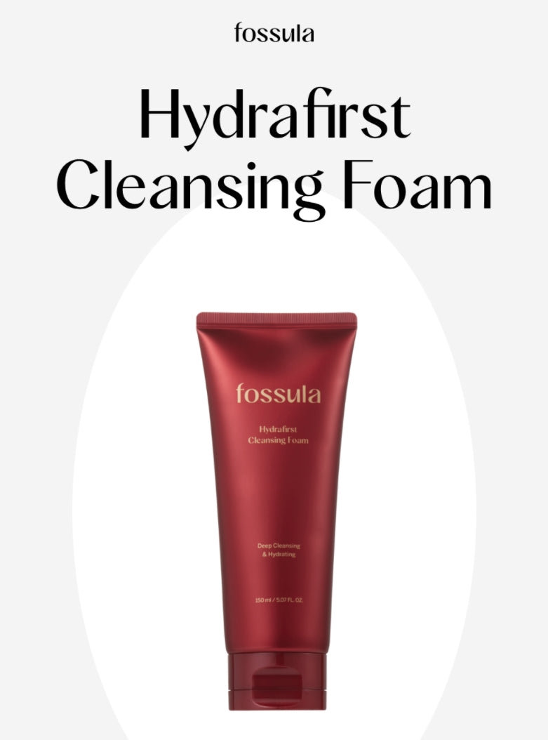 Fossula Hydrafirst Cleansing Foam 150ml Dry Skincare Oil-Moisture Balance Dead skin cells