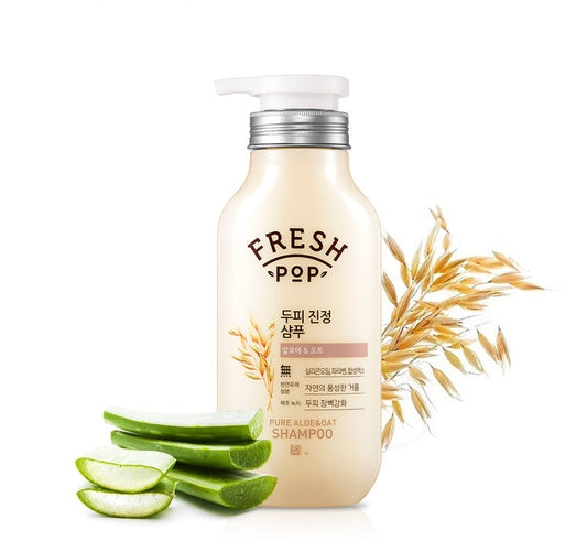 FRESH POP PURE ALOE&OAT SHAMPOO 500ml Korean Haircare Womens