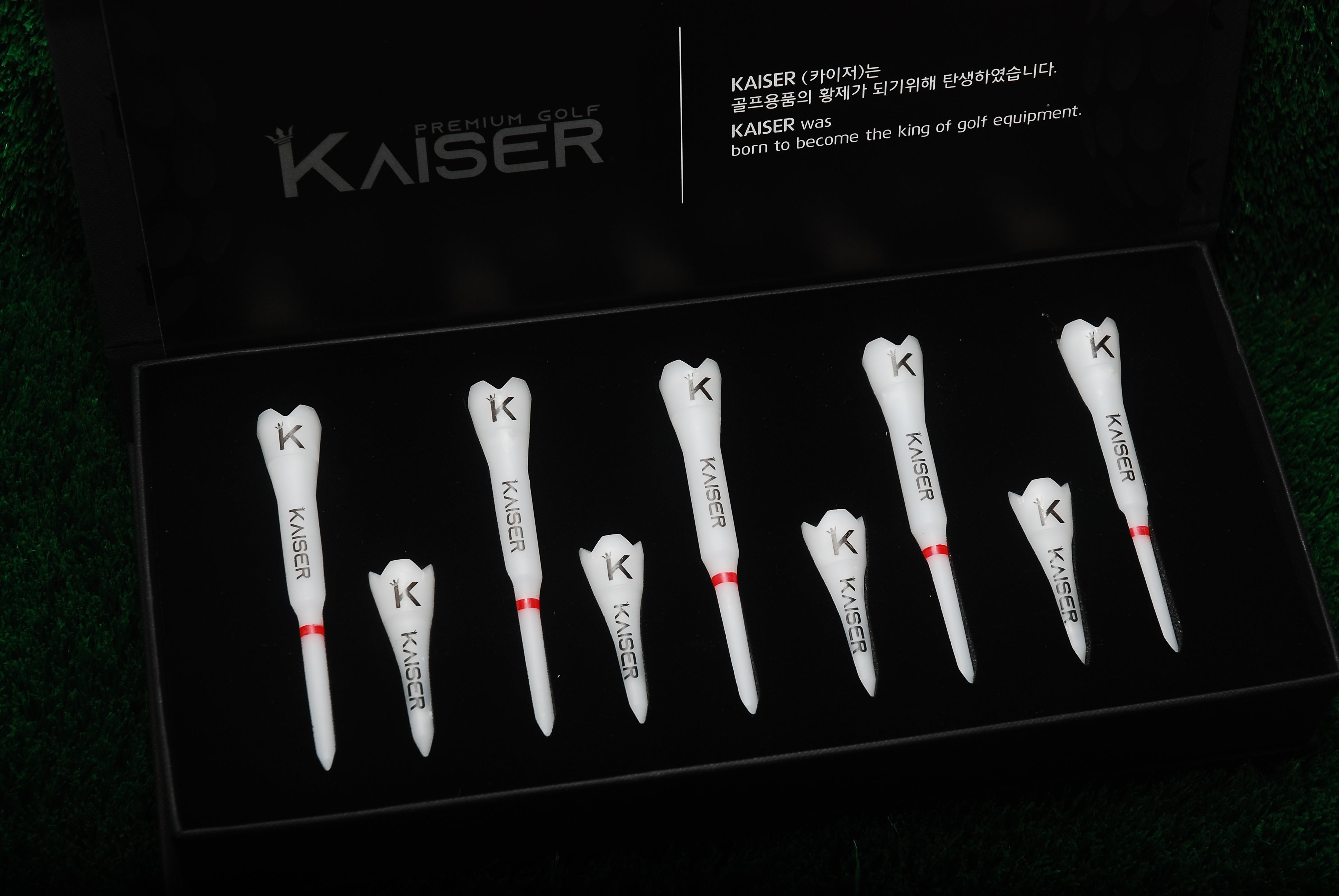 KAISER T5 Golf Tees Day Night Gifts Accessory Set Long 6pcs Short 5pcs