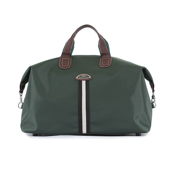 Khaki Green Retro Travel Duffel Bags