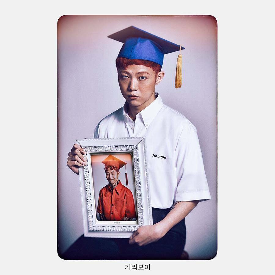 Giriboy Graduation 4th Album CD Booklet Photocard K-POP Hip-Hop Rap