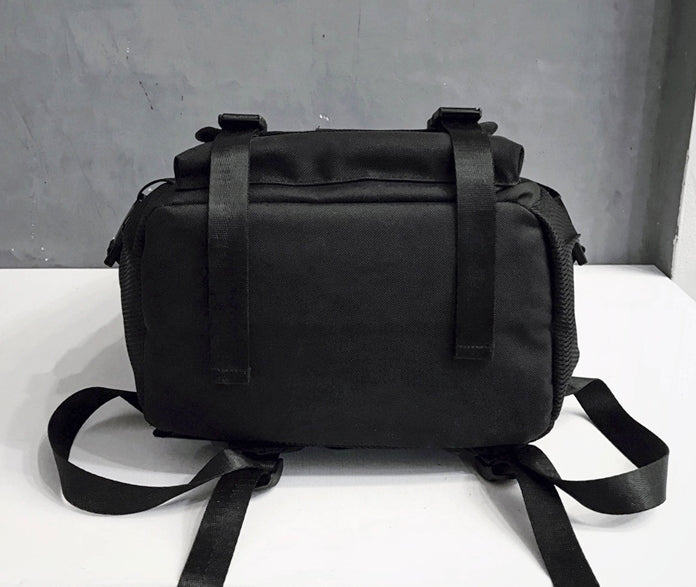 URBAN BROS COVER BLACK BACKPACKS Korean Fashion Unisex Travel Bags