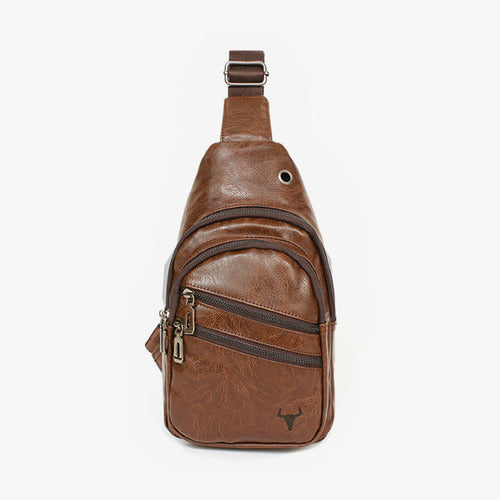 Synthetic leather Sling Bags Messengers Travel Backpacks