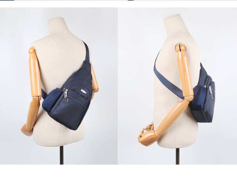 Polyester Sling Bags Messengers Travel Backpacks Mens Styling