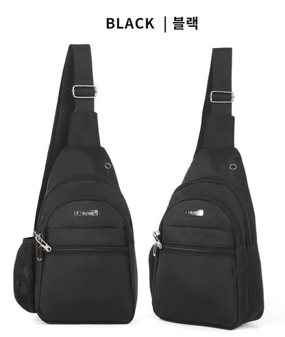 Polyester Sling Bags Messengers Travel Backpacks Mens Styling