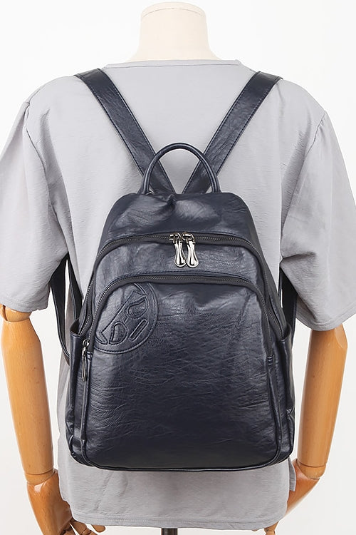 Soft Faux Leather Casual Backpacks Womens Girls School Bookbags Unique