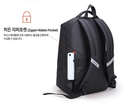 Laptop Backpacks Mens Luggage Strap Band USB Night Safety Waterproof