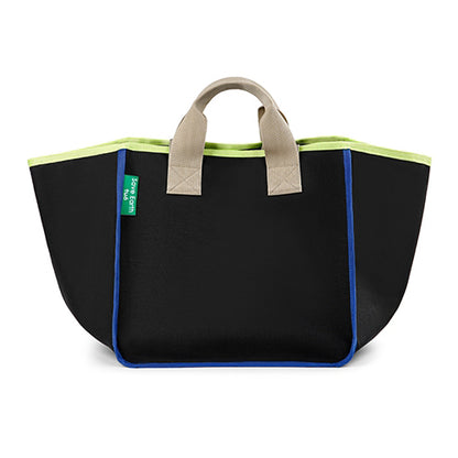 TUO Eco-Friendly Save Earth Shopper Handbags Womens Woven Vinyl Coated