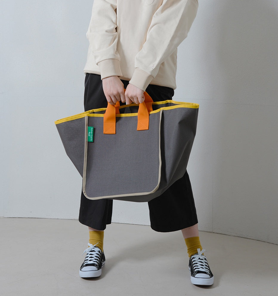 TUO Eco-Friendly Save Earth Shopper Handbags Womens Woven Vinyl Coated