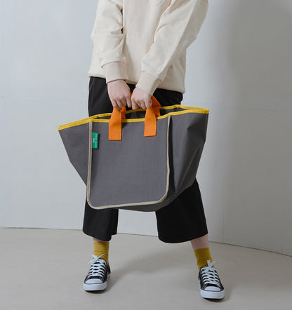 TUO Eco-Friendly Save Earth Shopper Handbags Womens Woven Vinyl Coated