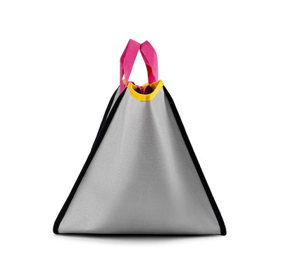 TUO Eco-Friendly Save Earth Shopper Handbags Womens Woven Vinyl Coated